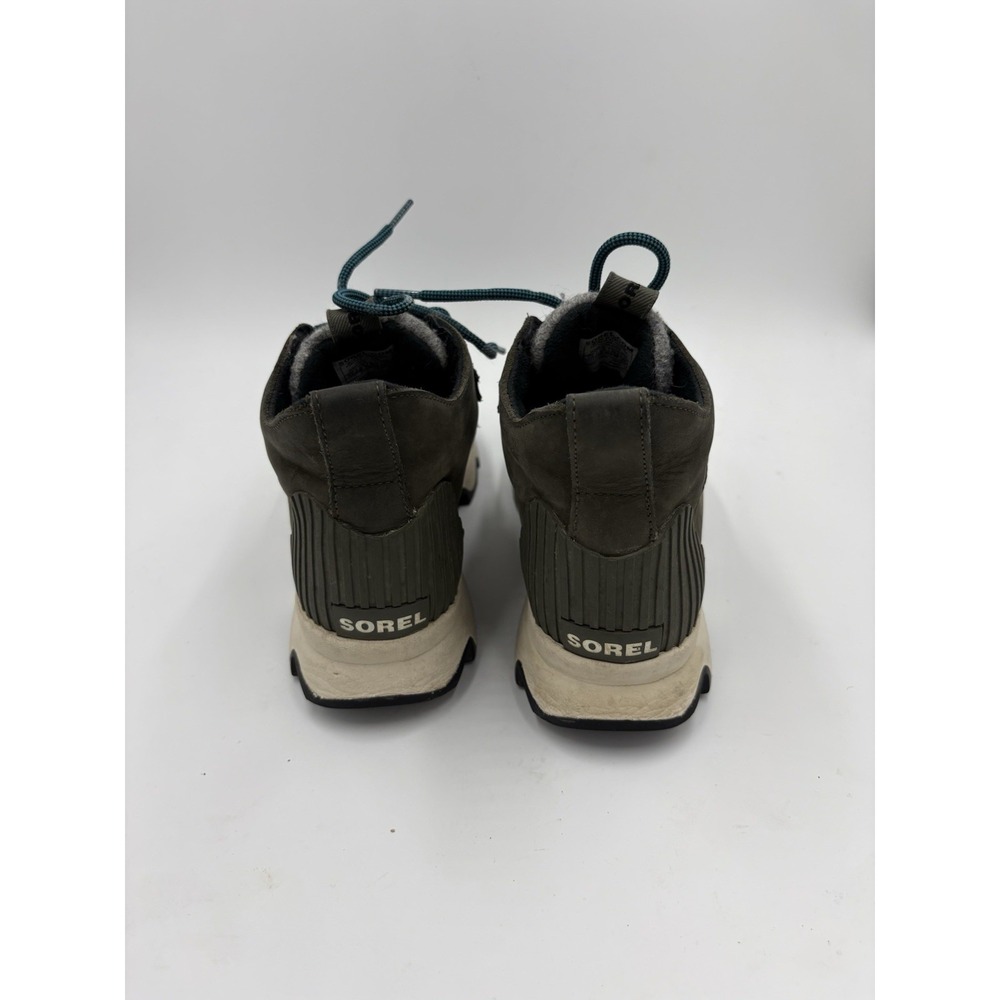 SOREL Women's Size 7.5 Kinetic Impact Caribou Plus Waterproof Boot Green Aloe - Picture 7 of 10